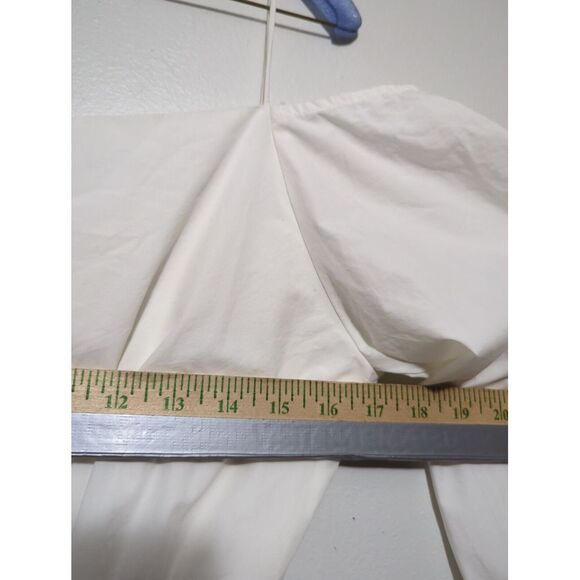 NWT Superdown Womens White Long Sleeve Top Blouse Dresss Mini Size Medium - Picture 5 of 7